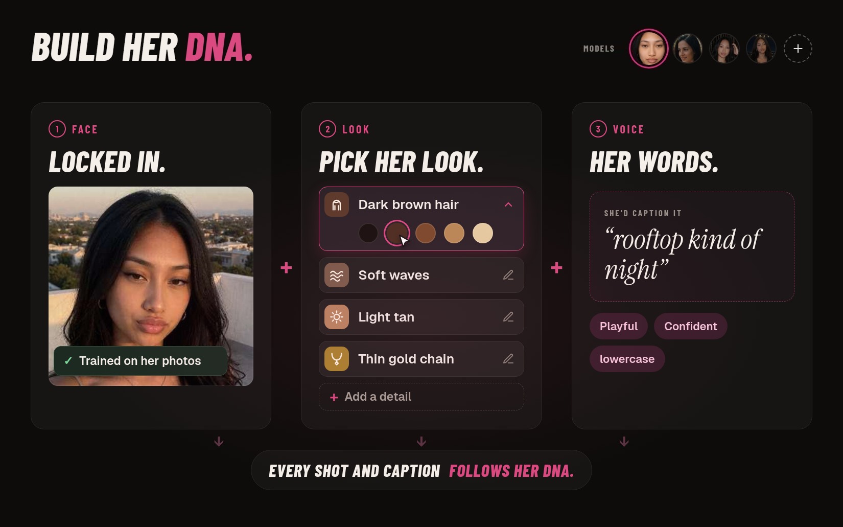 FAMED Studio: Build her DNA